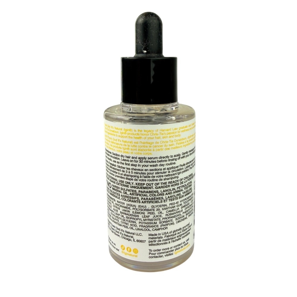 tgin Scalp Serum with Lemon Oil and Niacinamide 1.7 fl oz 50ml New - Picture 2 of 3